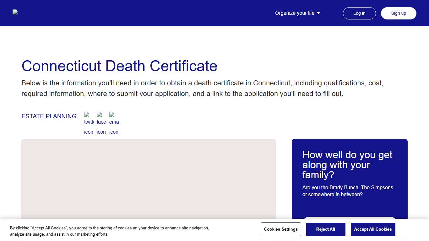 Connecticut Death Certificate Everplans